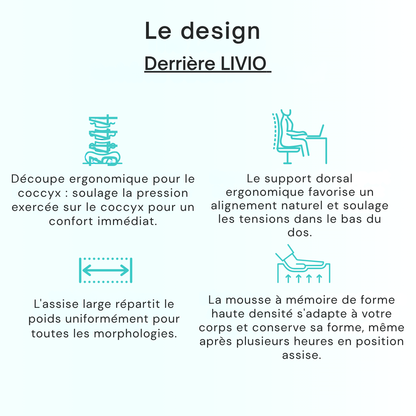 Coussin d'assise LIVIO